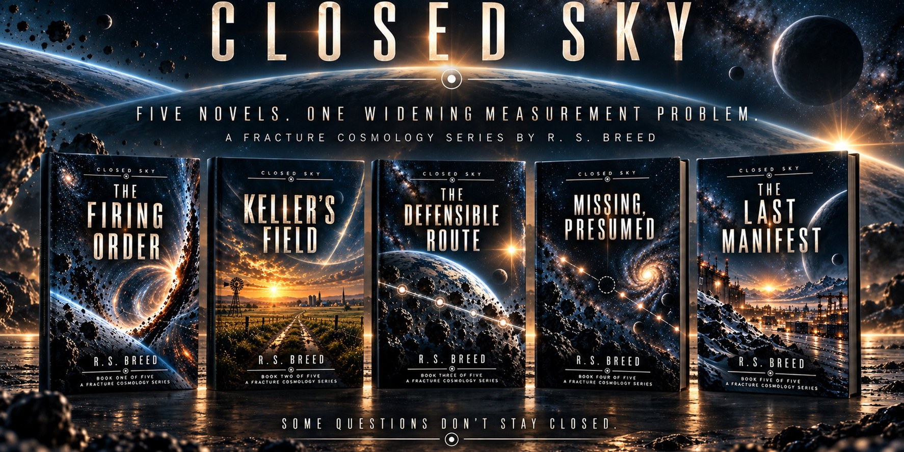 Closed Sky — a Fracture Cosmology series by R. S. Breed